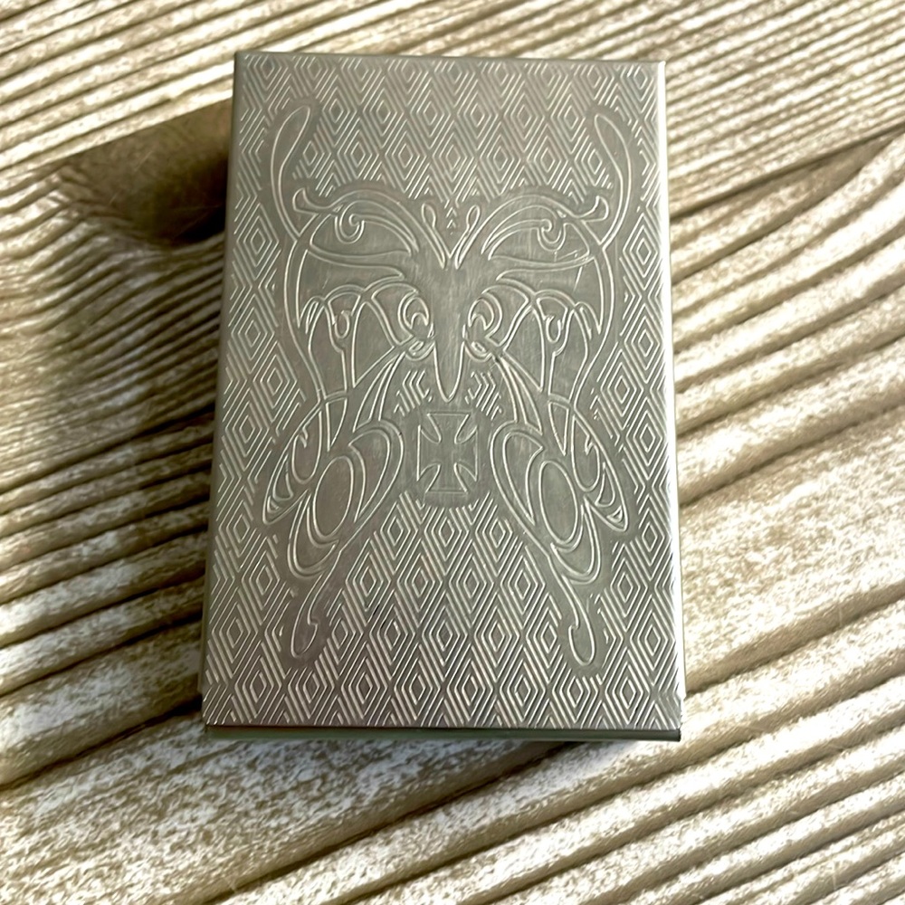 Vintage metal cigarette case